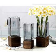 おしゃれの必需品 家の置物 レトロ 花瓶 ガラスの花瓶 生け花 水養花 リビング テーブル装飾 大人気