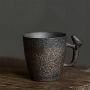 超人気ins話題 陶磁器カップ ティーカップ ユニークなデザイン レトロ 茶の湯カップ コーヒーカップ