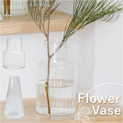 フラワーベース リサイクルガラス 花瓶 ガラス 透明 花器 ガラス製 再生ガラス リューズガラス お