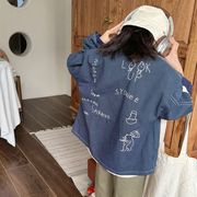 2024春新作 韓国風子供服 ベビー服 キッズ  男女兼用  長袖  シャツ  ジャケット