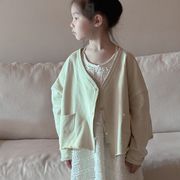 ★Girls★　子供服　90~150cm　春夏　子供カーディガン　韓国キッズファッション