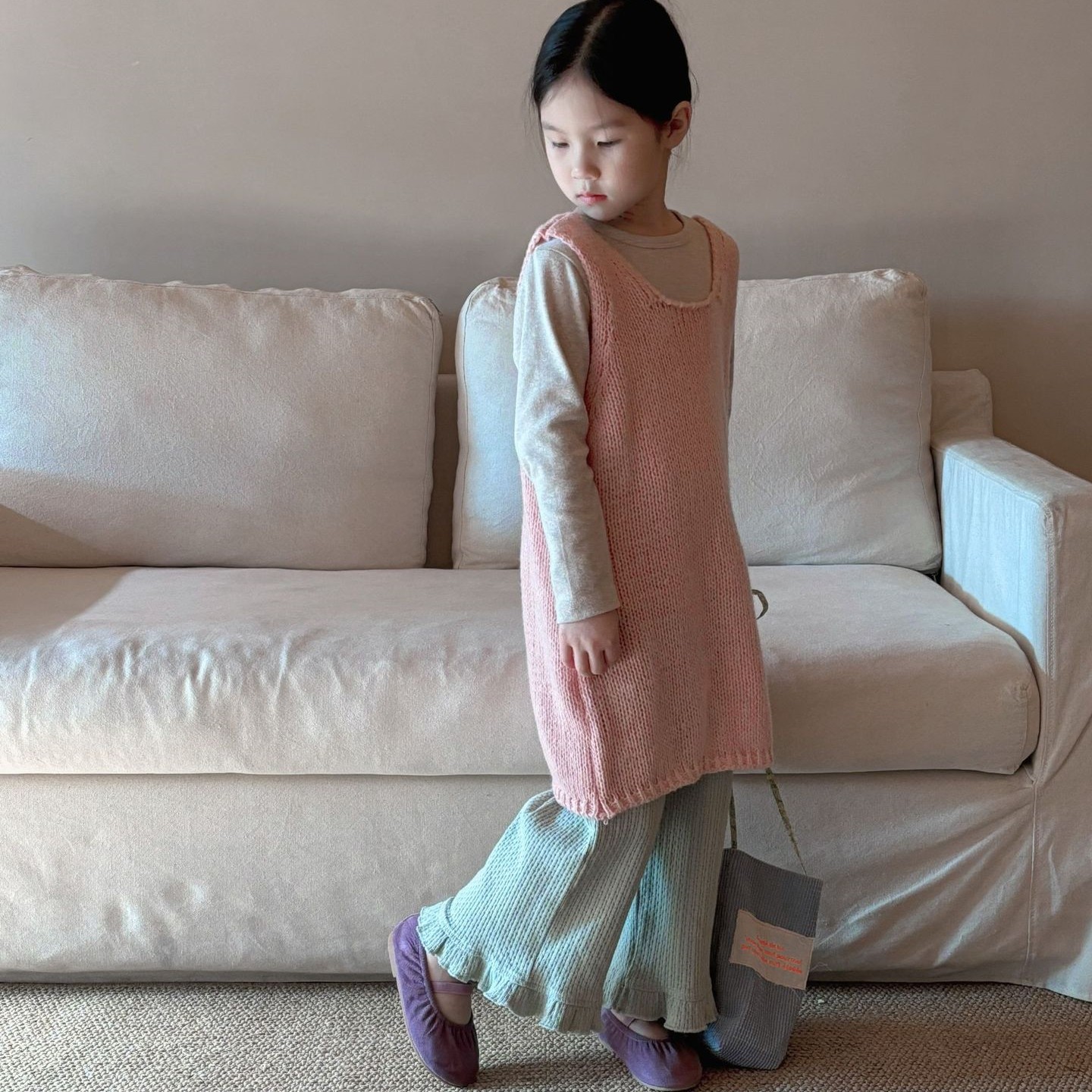 ★Girls★　子供服　80~140cm　春夏　キッズワンピース　ジャンパースカート　韓国キッズファッション