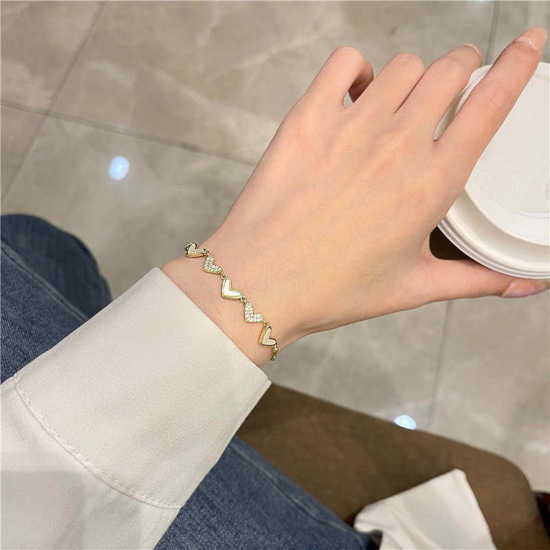 925シルバー   アクセサリー ブレスレット  ハンドメイド ブレスレット   ブレスレット INS風 キラキラ