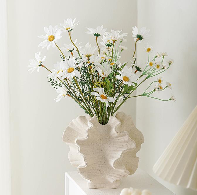 INS 人気  セラミックス  雑貨  花瓶    花かご  置物を飾る   インテリア  創意撮影装具    花瓶の置物