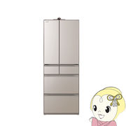 [予約 約1週間以降]冷蔵庫【標準設置費込】日立 6ドア冷蔵庫 617L フレンチドア ライトゴールド R-HXCC