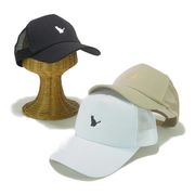 SHF－ネコ刺繍ポリサージメッシュキャップ　ヤング帽子