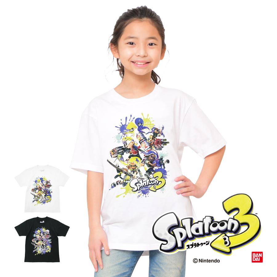 スプラトゥーン3 Splatoon3 Tシャツ 半袖 グッズ イカVSタコ キッズ