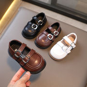オシャレ 韓国風子供靴シューズ ベビーシューズ 靴 欧米風  シューズ　単靴15-19  2色