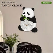 北欧 壁掛け 掛け時計 アニマル パンダ インテリア雑貨 ウォールクロック 可愛い時計 子供部屋