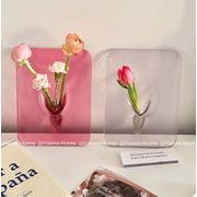 透明    シンプル    装飾   ガラス花瓶    ins風    撮影道具    置物