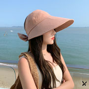 日よけ帽 女性の夏の日焼け止め帽子 韓国風 ハンチング フィッシャーマンズハット
