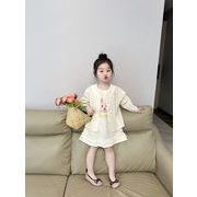韓国風子供服 ベビー服 女の子   トップー  ニット+ワンピース2点セット分けて販売80-140cm