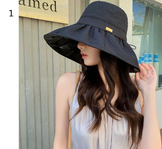 帽子 レディース つば広 日よけ  夏 小顔効果  UVカット 折りたたみ 紫外線対策 遮光 ビーチ アウトドア