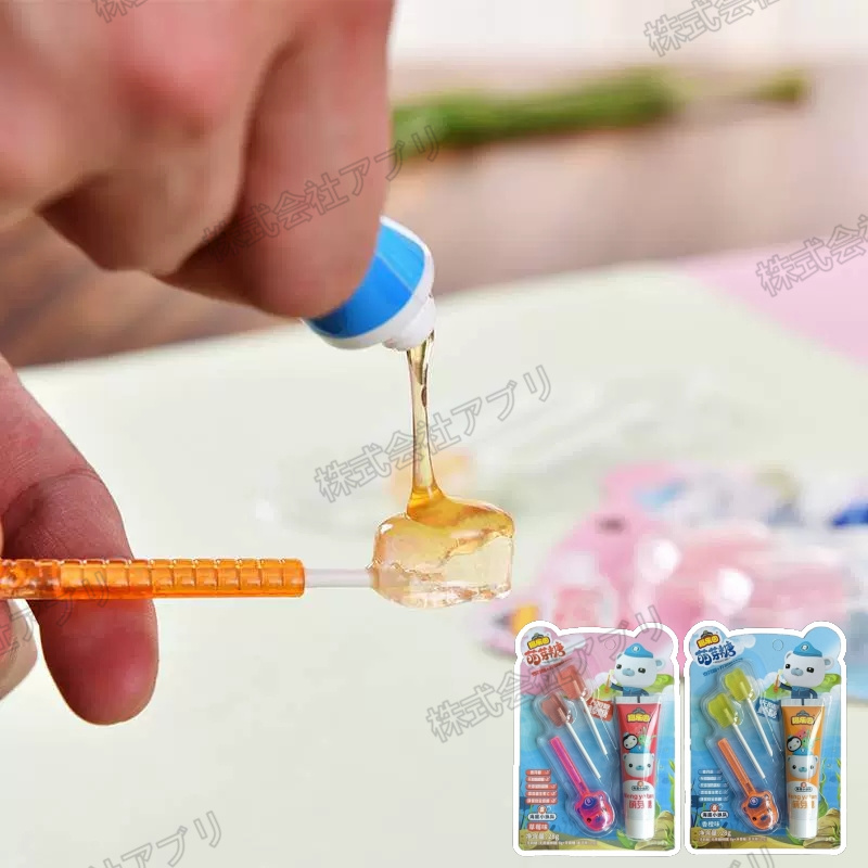 【12個入】歯ブラシ型　ロリポップ　歯磨き粉型　麦芽糖　ノーシュガー　ビタミンC添加　0防腐剤