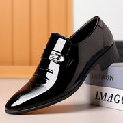 ビジネスシューズ メンズ 男士鞋 紳士靴　革靴 通気 防水 ウォーキング 歩きやすい 防滑 幅広