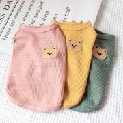 犬服　小型犬 猫　猫服　かわいい　 やわらか　袖なし　ペット服