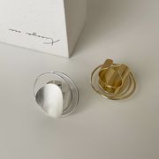 【大人風】金アレ対応素材　S925コーティング silverring   リング   指輪 デザイン感