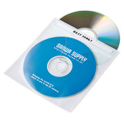 【5個セット】 サンワサプライ DVD・CD不織布ケース(ホワイト) FCD-FN100W
