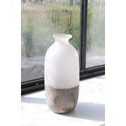 コーラル・ツートンガラスベース　プランター/花瓶/インテリア/植物