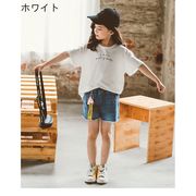 子供服 Tシャツ キッズ 女の子 韓国子供服 綿 半袖 丸首 トップスのみ おしゃれ 子ども服 夏 半そで