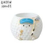 ■GREEN HOUSE(グリーンハウス）■■2024SS　新作■　リトルレジンポット　ゴルフボール