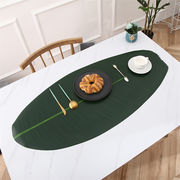 満足度99％  テーブルマット 民宿振り子 果物皿マット 装飾 食卓マット 洋食マット 美人の先端模擬葉