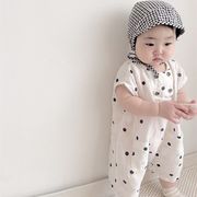 韓国風 子供服 幼児服 夏服 ショートロンパース ワンジー ベビー服