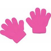 ミニのびのび手袋　蛍光ピンク