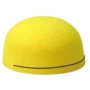 フェルト帽子　黄
