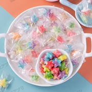 【500g/袋】果物味キャンディー　星型　カラフル　海外で大人気　お菓子　飴　個包装　SNS