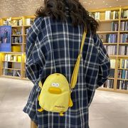 キャンバスバッグ、かわいい漫画のメッセンジャーバッグ、韓国風学生カジュアルショルダーバッグ