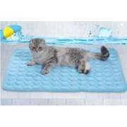 ペット  アイスマットとマット  涼しいアイスシルク  犬猫小屋マット   冷却  耐摩耗性  ペット寝具