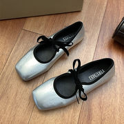 バレエシューズ　靴　パンプス　デザイン　春夏　レディース　韓国ファッション