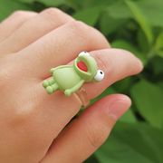 かわいい  カエルの指輪  カエルのアクセサリー   カップルリング   蛙 カエル雑貨