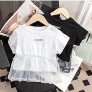 2024新品 韓国版　子供服  キッズ女の子 トップス Tシャツ  2色 80-130cm