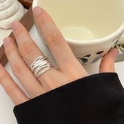 【韓国風】プチプラ韓国 金アレ対応素材　S925コーティング silverring 　  リング   指輪