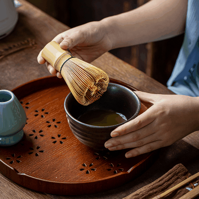 NEW 雑貨 茶道の具 茶筅 竹製茶杓茶器 茶筌 百本立 泡立て器 茶道 お茶 抹茶茶碗トレイ茶碗 茶托