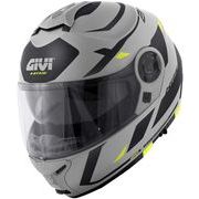 Givi / ジビ フリップアップヘルメット X.21 EVO NUMBER マットグレー/ブラック/イエ
