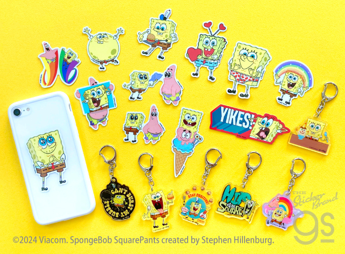 スポンジ・ボブ アクリルキーホルダー STAY POSITIVE！ キャラクター