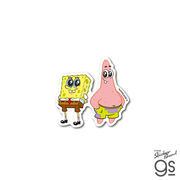 スポンジ・ボブ ダイカットミニステッカー ボブ&パトリック02 キャラクター アメリカ SpongeBob SPO047