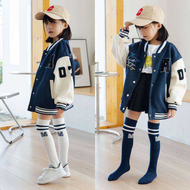 ins 新作 ins 秋冬 女の子 ニーハイソックス 膝上 靴下 子供ソックス  