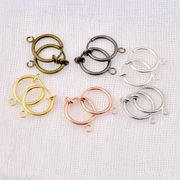 新しいイヤーホールレススプリングイヤークリップ銅めっき18 Kイヤークリップのファッショントレンド