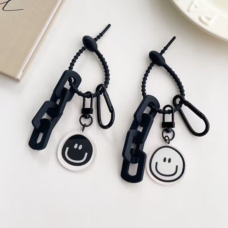 バッグチャーム キーホルダー スマイル ファッション雑貨