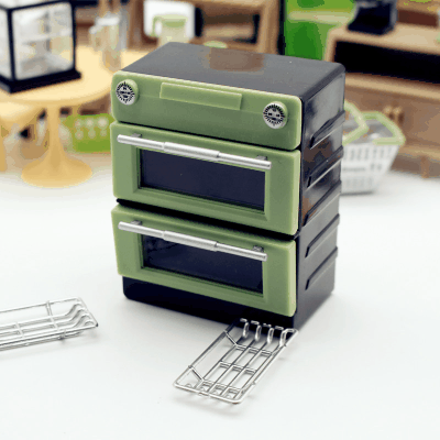 ドールハウス用 ミニチュア道具 フィギュア ぬい撮撮影 微風景 キッチン用品 電子レンジ オーブン模型