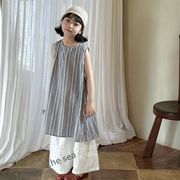 2024夏新作  ベビー服 韓国風子供服 女の子半袖トップス +ズボン  分けて販売 90cm-150cm