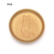 金箔ネコ　醤油皿　soy　sauce　dish