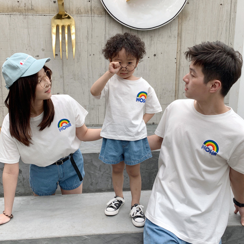 新作 親子ペアルック Tシャツ キッズ 親子ペア 親子コーデ トップス tシャツ 撮影 お揃い 個人事業主 桜花屋  問屋・仕入れ・卸・卸売の専門【仕入れならNETSEA】