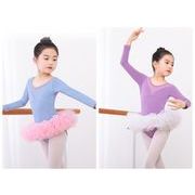 バレエ レオタード 子供服 キッズレオタード ダンス レッスン バレ 新体操 練習着 スカート ワンピース