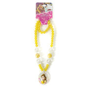 ディズニープリンセス ベル パステル ビーズ ネックレス NEW