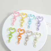 キーホルダーパーツ　カラビナ　アクセサリー材料　手芸DIY 基礎金具